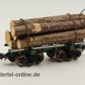 Mehano H0 | LOG Car Green Frame | T052/19967 Stammholz Güterwagen