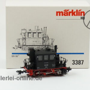 Märklin H0 | 3387 BR 98 308 Lokalbahn Tenderlokomotive | Glaskasten Dampflok mit OVP