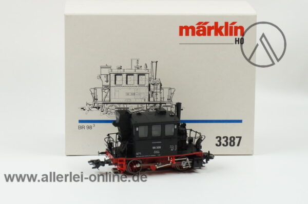 Märklin H0 | 3387 BR 98 308 Lokalbahn Tenderlokomotive | Glaskasten Dampflok mit OVP