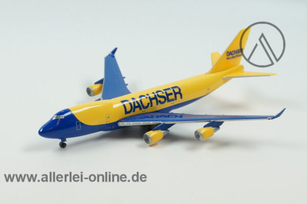 Herpa | Boeing 747-400F | Dachser Air & Sea Freight Frachtflugzeug | Scale 1:500 Art.Nr: 504027