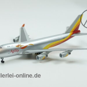 Dragon Wings | Boeing 747-400F | Agility Logistik Frachtflugzeug | Scale 1:400 Modell 55703 mit OVP