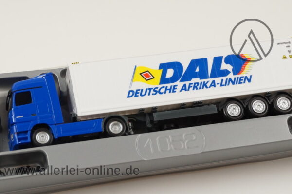 Herpa Exclusiv Serie 1:87 | MB Actros 1860 LKW Container-Sattelzug | DAL - Deutsche Afrika-Linien