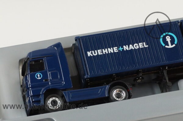 Schuco 1/87 | MB Actros V8 Container-Sattelzug | KUEHNE + NAGEL