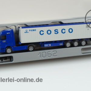 Herpa Exclusiv Serie | MB Actros Container-Sattelzug | COSCO | 1:87