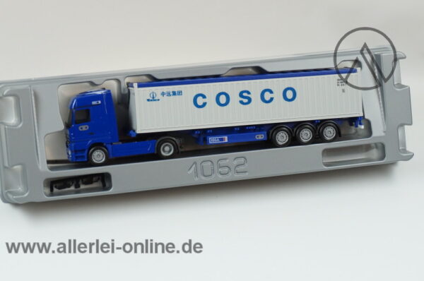 Herpa Exclusiv Serie | MB Actros Container-Sattelzug | COSCO | 1:87