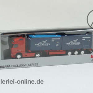 Herpa Exclusiv Serie | VOLVO FH 16 620 Globetrotter XL | Container-Sattelzug | NYK - Nippon Yusen Kaisha | 1:87 mit OVP