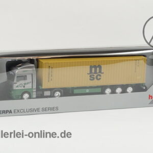 Herpa Exclusiv Serie | MAN TGX Container Logistik Bremen Sattelzug | EKB / MSC | 1:87 mit OVP