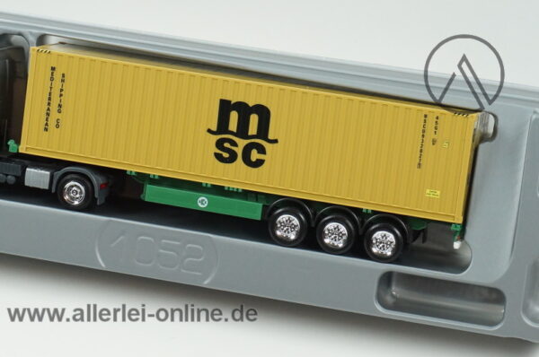 Herpa Exclusiv Serie | MAN TGX Container Sattelzug | EKB / MSC