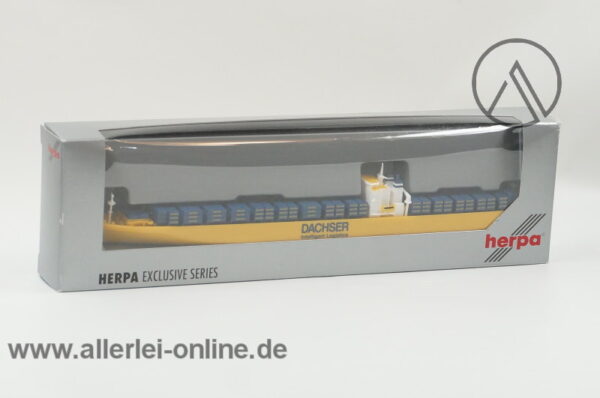 Herpa Exclusiv Serie | DACHSER Intelligent Logistics Containerschiff mit OVP