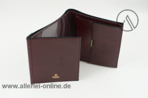 Gold-Pfeil Leder Geldbörse | Vintage Portemonnaie | 10x12 cm