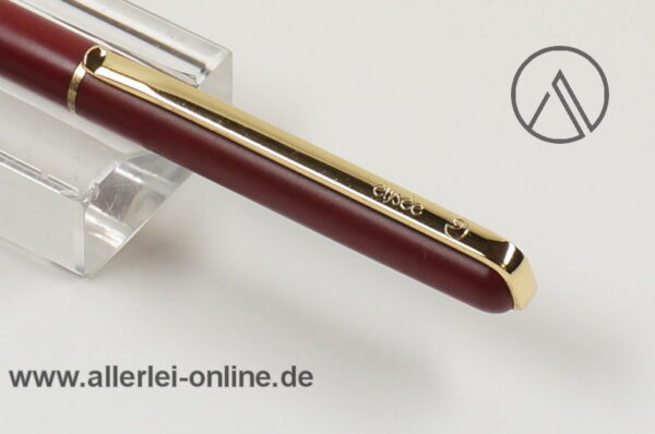 ELYSEE 60 Kugelschreiber | Vintage Drehkugelschreiber | Bordeaux/Gold | MINT/unbenutzt