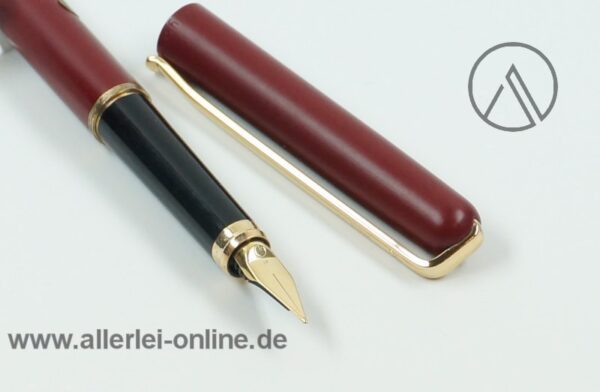 ELYSEE 60 Füllfederhalter | Vintage Füller "M" | Bordeaux/Gold | MINT/unbenutzt