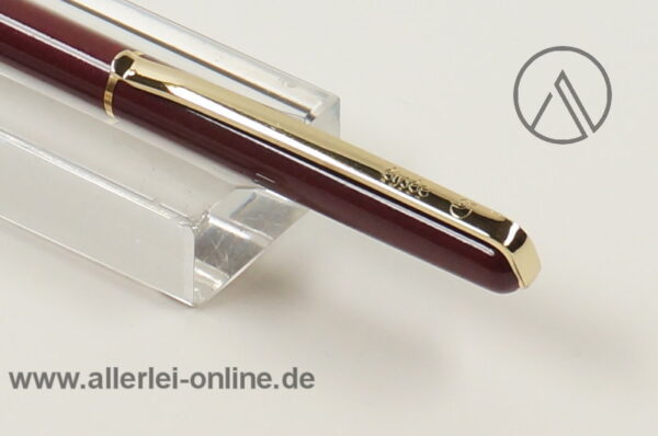 ELYSEE 60 Kugelschreiber | Vintage Drehkugelschreiber | Bordeaux,glänzend/Gold | MINT/unbenutzt