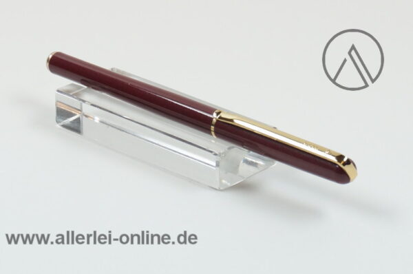 ELYSEE 60 Füllhalter | Vintage Laque Antique Füller „M“ | Metallic-Bordeaux ,glänzend