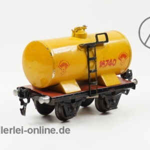 Märklin Spur 0 | SHELL Kesselwagen | Blechspielzeug Güterwagen 16740