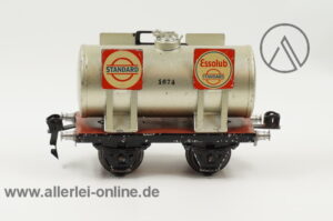 Märklin Spur 0 | ESSO | Essolub Standart Kesselwagen | Blechspielzeug Güterwagen 1674