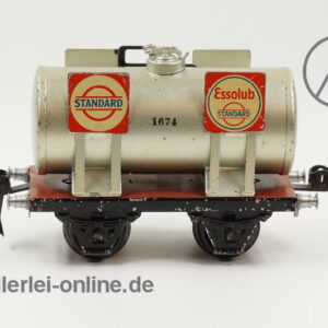 Märklin Spur 0 | ESSO | Essolub Standart Kesselwagen | Blechspielzeug Güterwagen 1674