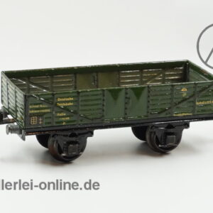 Märklin Spur 0 | Niederbordwagen | Blechspielzeug Güterwagen 17610