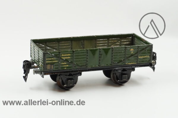 Märklin Spur 0 | Niederbordwagen | Blechspielzeug Güterwagen 17610