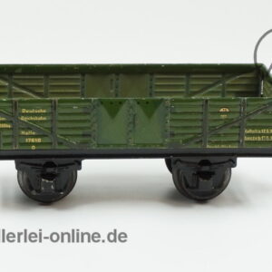 Märklin Spur 0 | Niederbordwagen | Blechspielzeug Güterwagen 17610