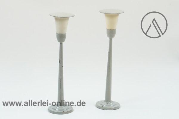 Spur 0 | Alte Blech Lampen | Straßenlampen | Modelleisenbahn Zubehör