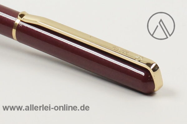 ELYSEE 60 Füllhalter | Vintage Füller „F“ Bordeaux / Gold