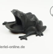 Frosch Eisen Aschenbecher | Eisenguss Frosch | Vintage Frog Ashtray