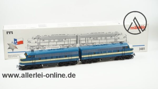 Märklin H0 | 3481 Delta-Digital | USA Diesel-Lokomotive GM EMD F 7 | Texas & Pacific Elektrolok