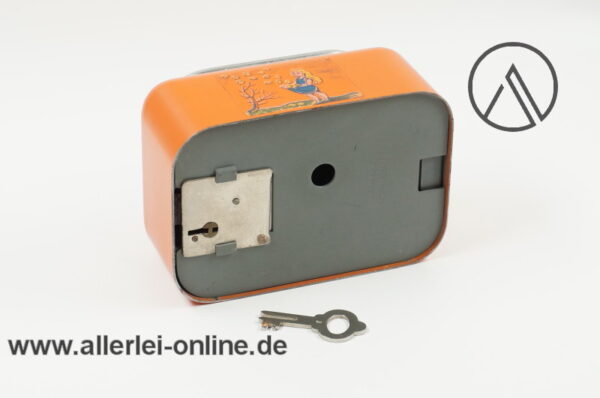 DEYHLE Spardose | Metall Sparbüchse | Orange