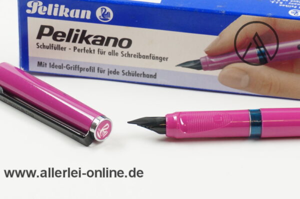 Pelikan P451 Pelikano Schulfüller "L" | Vintage Füllfederhalter | PINK | unbenutzt mit OVP