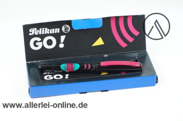 Pelikan GO ! M75 | Vintage Kolbenfüller | "F" schwarz-PINK