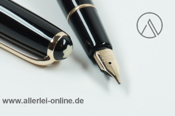 Montblanc 256 Kolbenfüller | Füllfederhalter | 14ct/585er Goldfeder "BB"