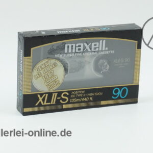 MAXELL XLII-S 90 | Superfine Epitaxial Cassette | Cassette des Jahres“ 1987 | Made in Japan NEU/OVP