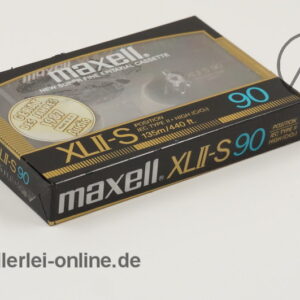 MAXELL XLII-S 90 | Superfine Epitaxial Cassette | Cassette des Jahres“ 1987 | Made in Japan