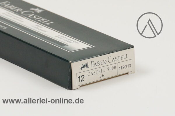 12 Stück A.W. Faber Castell 9000 3H Bleistift