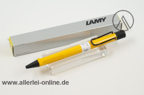 LAMY Safari Pen | Kugelschreiber | Vintage Lamy 118 | GELB mit schwarzem Clip | Neu/unbenutzt