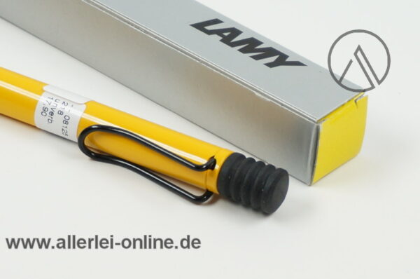 LAMY Safari Pen | Kugelschreiber | Vintage Lamy 118 | GELB mit schwarzem Clip