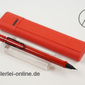 LAMY Safari Bleistift | Vintage Lamy 116 Minenbleistift ROT mit schwarzem Clip