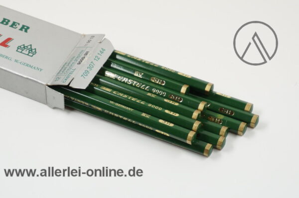 Faber Castell 9000 3H Bleistift | 12 Stück Vintage Bleistifte