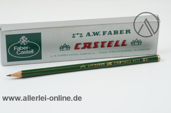 Faber Castell 9000 3H Bleistift | 12 Stück Vintage Bleistifte | unbenutzt in OVP