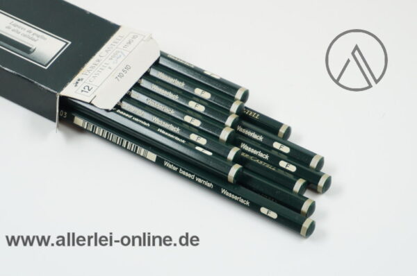 Faber Castell 9000 F Bleistift | 12 Stück Bleistifte