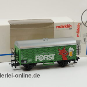 Märklin H0 | 44172 Bierwagen - Brauerei FORST - Kühlwagen | Gedeckter Güterwagen