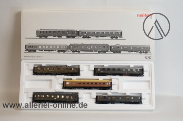 Märklin H0 42767 | 5-Teilig Schnellzugwagen-Set der DRG | Personenwagen-Set mit OVP