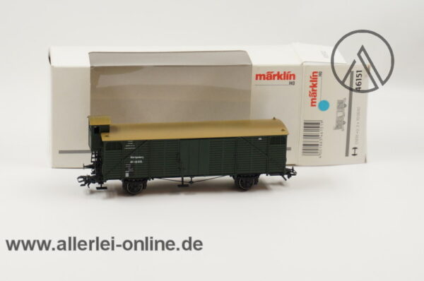 Märklin H0 | 46151 Gedeckter Güterwagen der K.W.St.E. | Württemberg Hs 19015 mit OVP