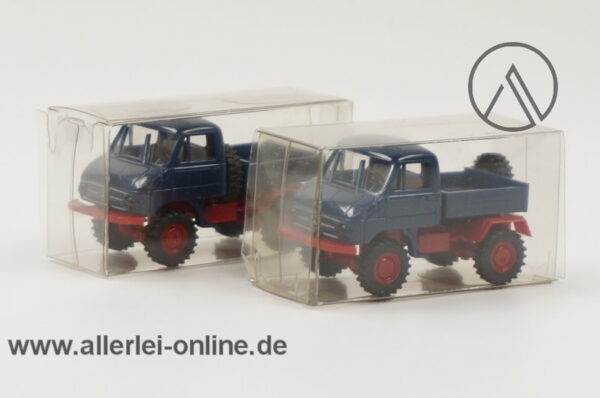 Märklin H0 | 94110 Niederbordwagen Beladen mit 2 x MB Unimog