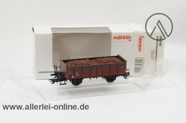 Märklin H0 | 46040 Offener Güterwagen mit Ladegut | Om12 Güterwagen mit OVP