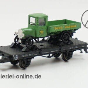 Märklin H0 94061 | PMS 62-06 Wagen-Set 2-tlg. "Postbräu Thannhausen"| Post Museumswagen