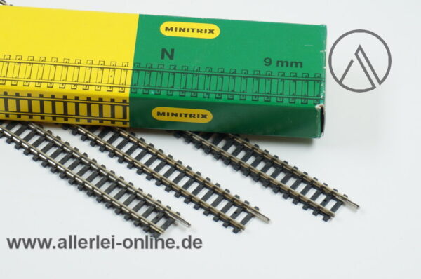 Minitrix Spur N | 51 4902 00 Gerade Gleisstücke | 312,6 mm | 10 Stück