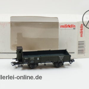 Märklin H0 | 46157 Niederbordwagen mit Bremserhaus der K.Bay.Sts.B. | Rungenwagen mit OVP