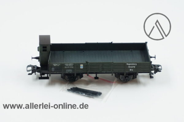 Märklin H0 | 46157 Niederbordwagen mit Bremserhaus der K.Bay.Sts.B. | Rungenwagen